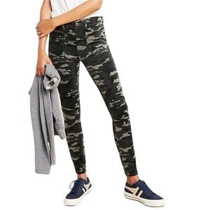 Pilcro Anthropologie Camo Corduroy Pants
